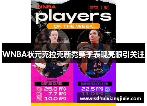 WNBA状元克拉克新秀赛季表现亮眼引关注